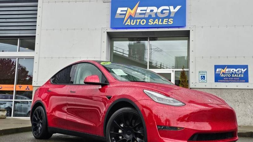 TESLA MODEL Y 2021 5YJYGDEE0MF099372 image